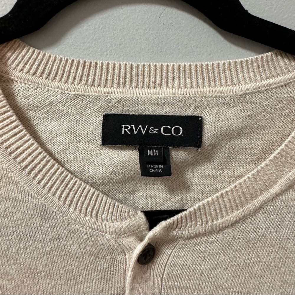 Men’s Cream RW&CO Sweater